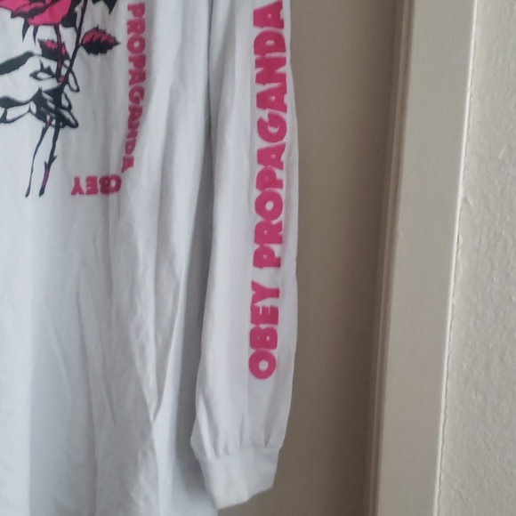 RARE!😲OBEY PROPAGANDA😲graphic shirt 90's - Picture 6 of 6